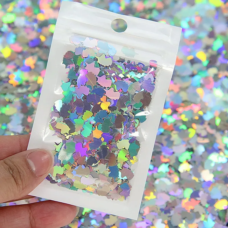 Boxi 10 г Блестящий слайм добавки животные переливающиеся блестки поставки