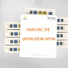Wholesales Refurbished HG8120C 2FE GPON EPON XPON Terminal Fiber Optic ONU ONT Gpon Modem VIOP Router FTTH English system