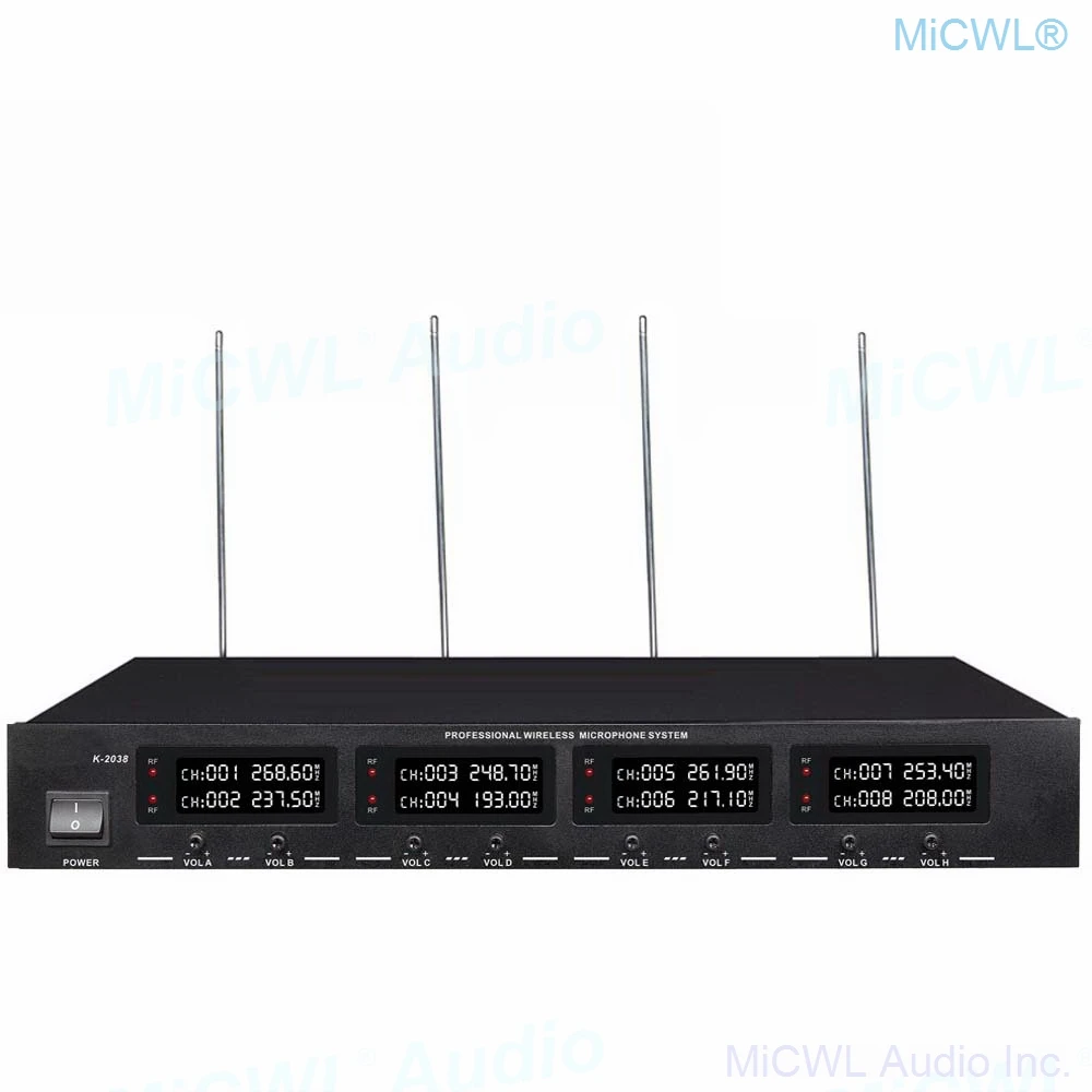 저렴한 전문 MiCWL 8 채널 오디오 마이크 시스템, 회사 기자 회의 구즈넥 대화 회의실 마이크 세트