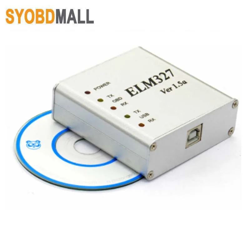 Лучший ELM327 USB металла Алюминий ELM 327 металлический чехол V1.5/V1.5a Поддержка все OBD2