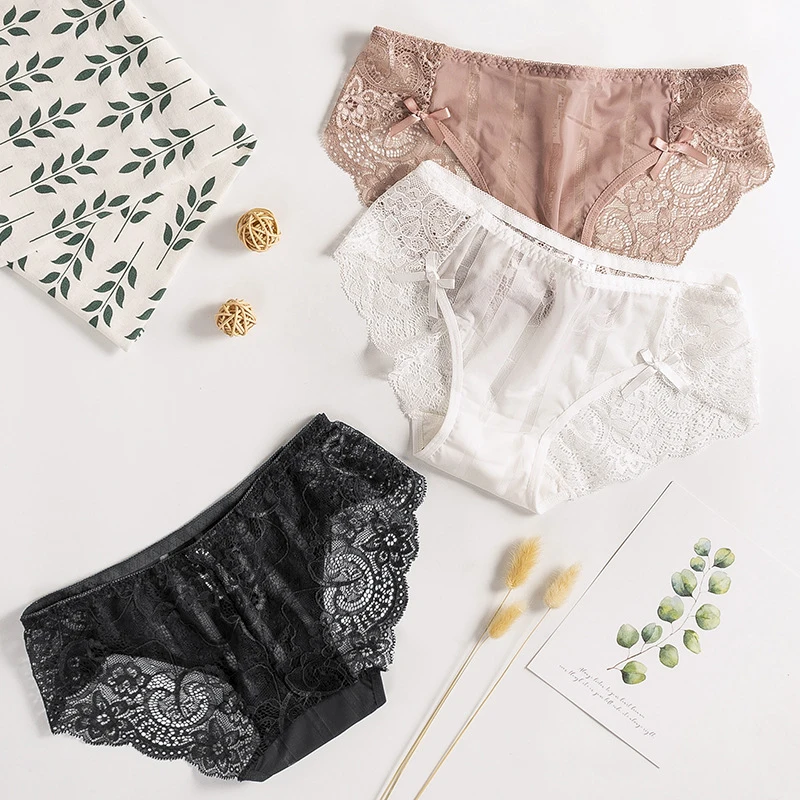 Трусы Perfering сексуальные кружевные трусы для женщин нижнее белье Прозрачное