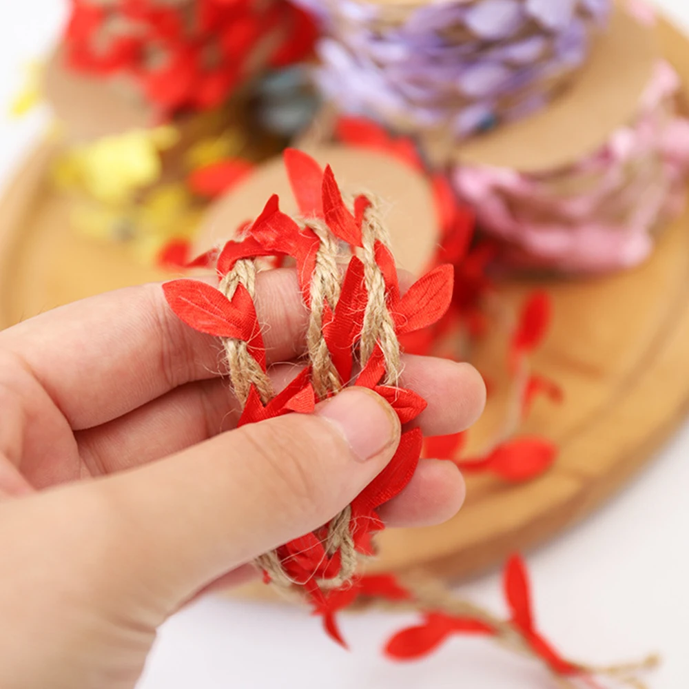 5 м/комплект декоративные ленты в виде листьев 15 мм | Ленты