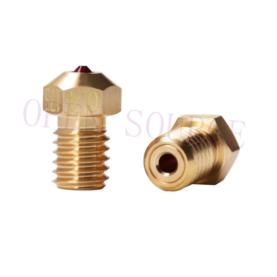 Клонированный Olsson красный распылитель 0 4 мм для 1 75 V6 Hotend Titan Aero extruder Ultimaker 2 3D printer