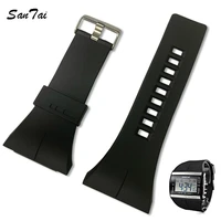 santai watchband 30mm silicone rubber watch strap bands waterproof watchband belt accessories