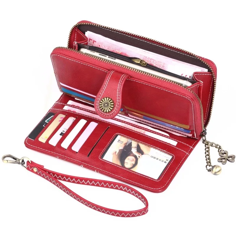 Тестовый мужской кошелек из натуральной кожи брендовый дизайнерский короткий на