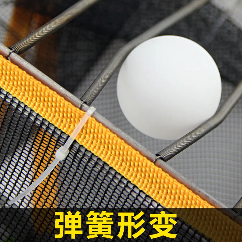 

6 Table Tennis Ball Retriever Large Capacity Ping Pong Balls Bucket Picker with Elastic Rubber Strings for Zero Harm to Balls