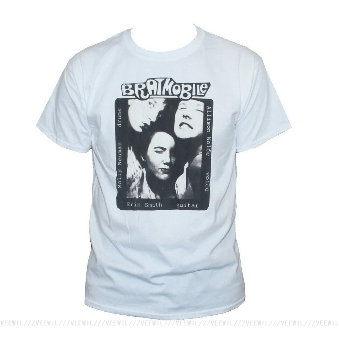 

Футболка Bratmobile, футболка, римон, Grrrl, панк-рок, бикини KIll L7, футболка с графическим рисунком, унисекс, уличная футболка