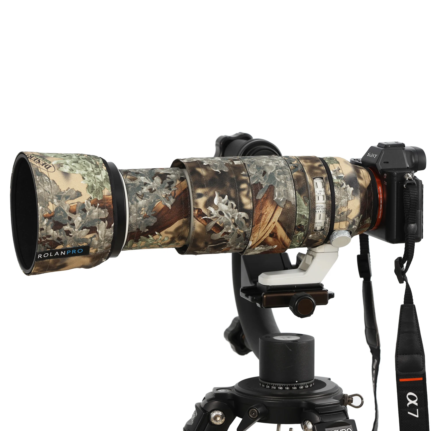 Водонепроницаемый камуфляжный чехол ROLANPRO для Sony FE 100 400 мм f4.5 5 6 GM OSS защитный