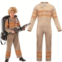 baby kids ghostbusters jumpsuits cosplay costume kids boy girl ghostbusters cosplay bodysuit halloween party costumes