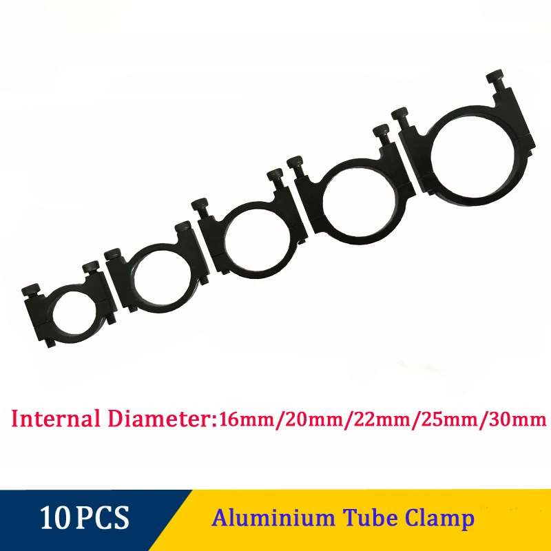 10 комплектов из металлического сплава для Алюминий 16 мм 18 20 25 30 трубки зажим