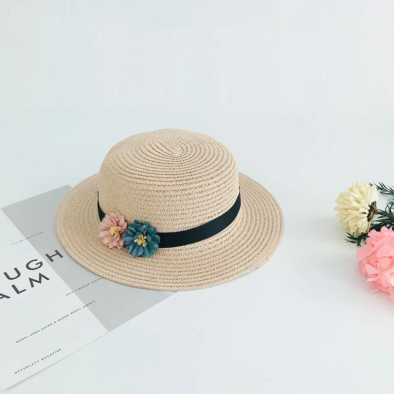 2019 простая летняя детская пляжная шляпа Повседневная Панама брендовая плоская