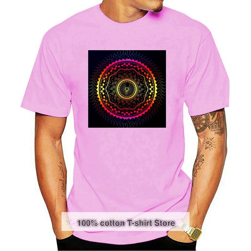 

Tops Tees Rich Mandala Tshirt Men T Shirts Chic Geometric Design T-shirts Summer/Autumn Cheap Short Sleeve 100% Cotton Clothes