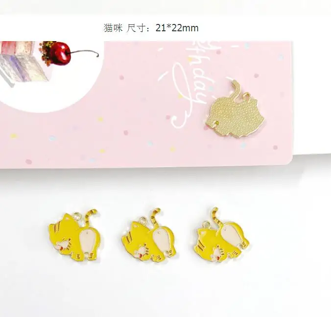 10 шт. металлические подвески в виде животных|Шармы| |