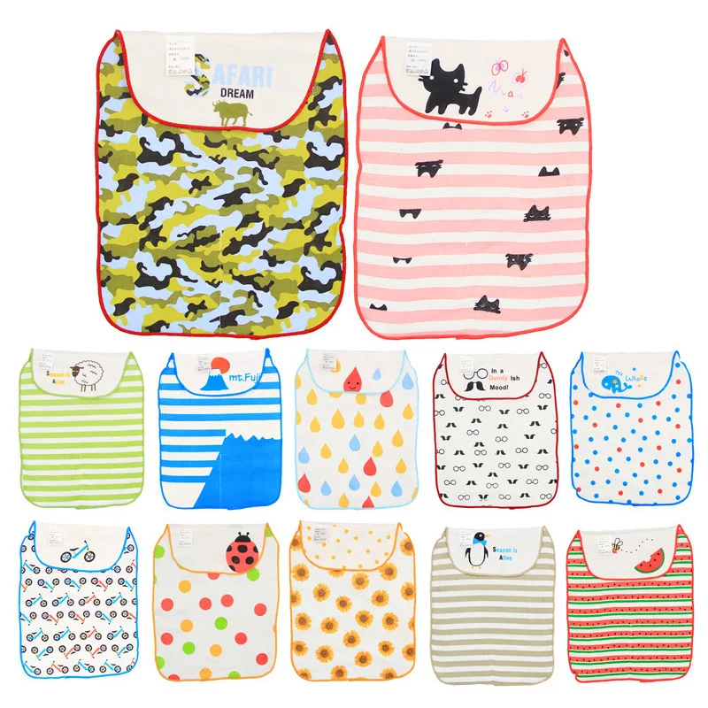 Милые детские полотенца 5 слоев муслина с персонажами из мультфильмов для