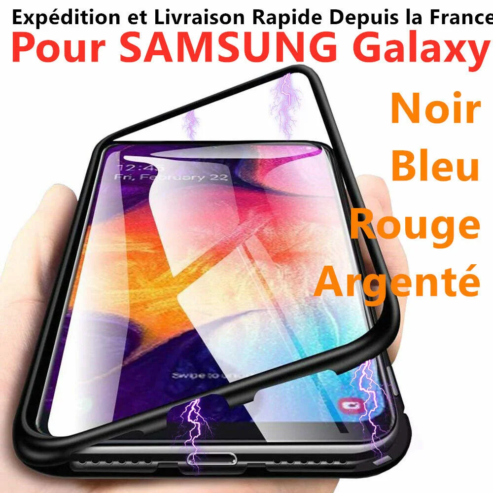 

Coke magnetic protection glass rear TREMPE ê for Samsung S9 / S10 / add / S8 / Note 8 9