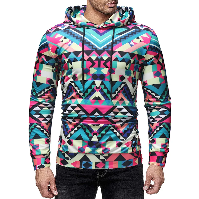 

ZOGAA New Hooded Pullover Sweatshirt Men's Personality Print Hoodie Slim Fit Fashion Casual Hip Hop Streetwear Sweatshirt Men's