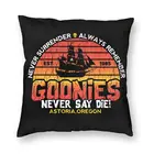 Чехлы для подушек goones Never Say Die Sloth Chunk Brother telli, Череп, Пиратская декоративная подушка, чехол для подушки, украшение для гостиной