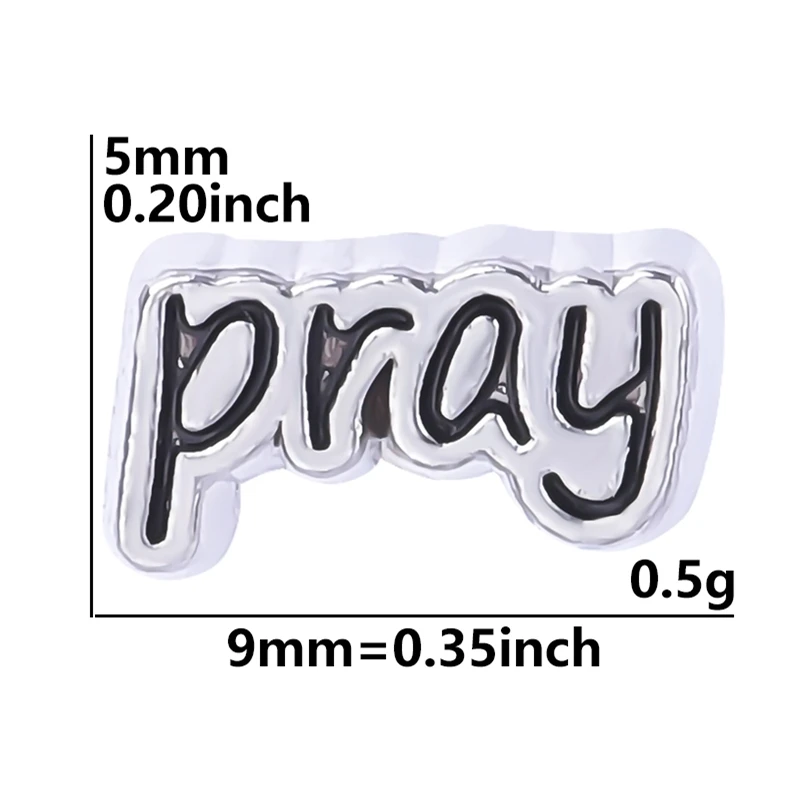 20 шт./лот сплав буквы Алфавит литые плавучие подвески ручной работы память