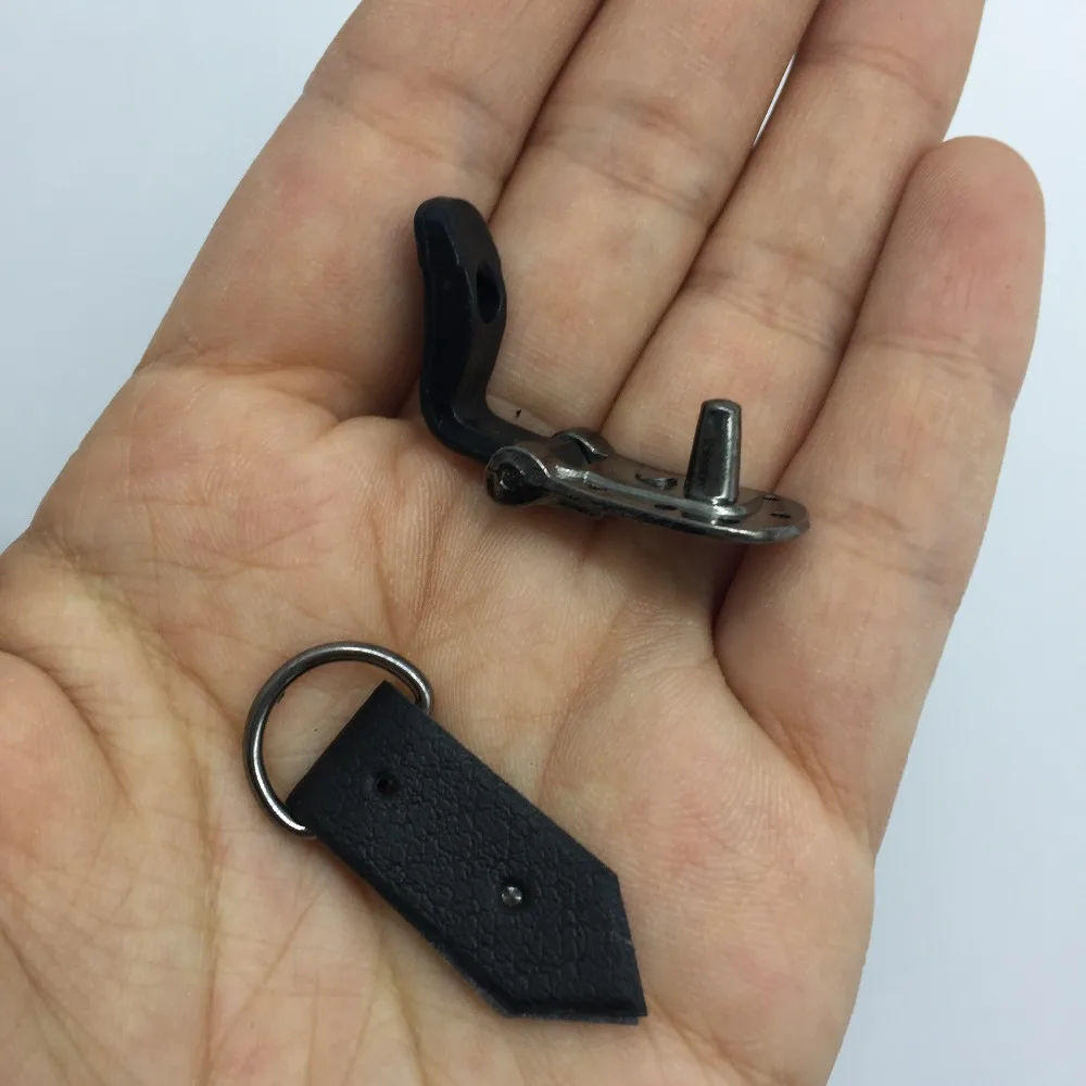 Красочные металлические/кожаные невидимые Unbuckled, DIY мешок крепежа ленты для шубы пряжки S0466H