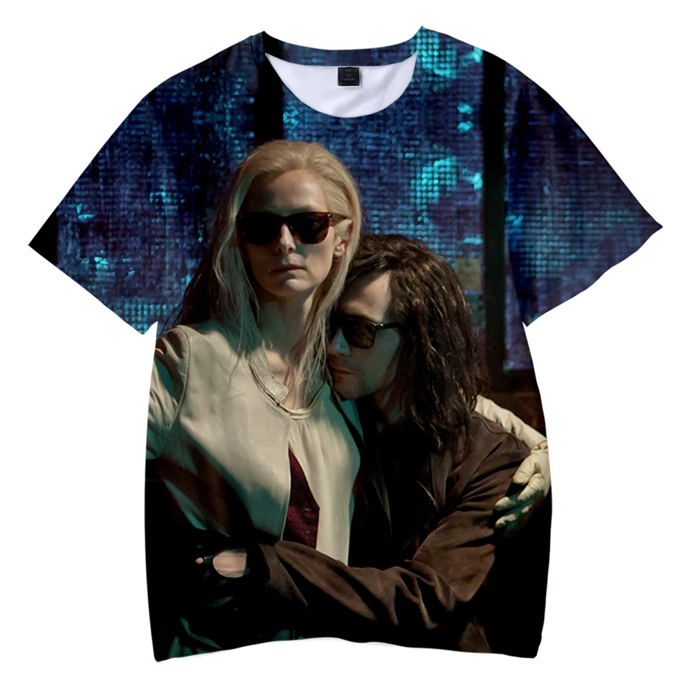 

U.S. drama Only Lovers T-shirt Left Alive Adult Kids Fashion Streetwear Casual Tees Short Sleeve 3D O Neck Piece Polyester Tee
