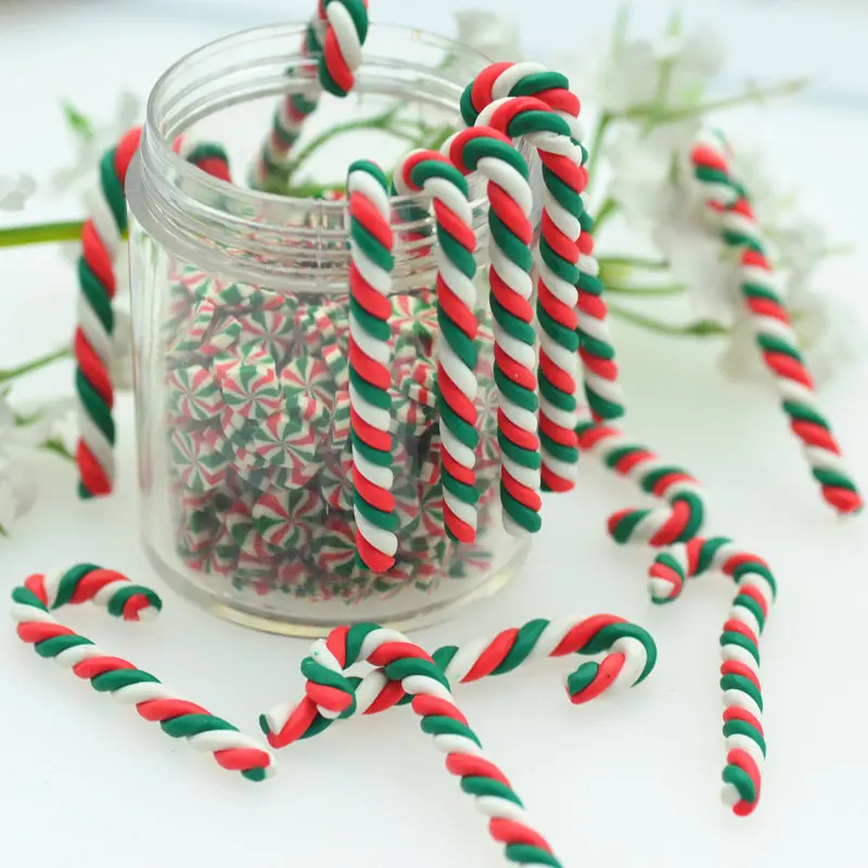 3x37 мм Полимерная глина витая Рождественская Конфетница рождественские