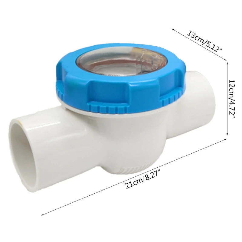 

Non Return Clear Chamber Visual Check Flapper Valves 63mm for Swimming Pools 87HA