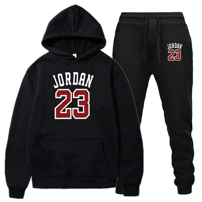 Осенний брендовый спортивный костюм Повседневный JORDAN 23 Мужской комплект из двух