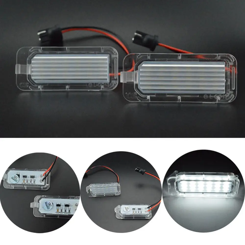 2шт 18 SMD светодиодный светильник номерного знака для автомобиля грузовика