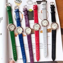Fashion Women Watches Leather Strap Original Buckle Black Couple Quart Watch Gift First Choice Montre Femme Relogio
