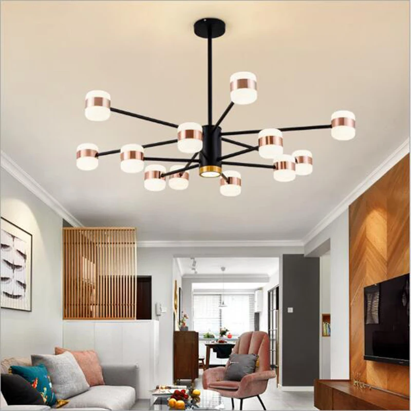 

Nordic Led Chandelier Lighting For Living Dining Room Bedroom Fixtures Modern Restaurant Kitchen Lamp