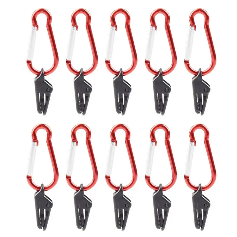 

Crocodile Clip Awning Clamp Tarp Clip Snap Hangers Tent Camping Survival Tighten Tent Accessory Outdoor Tool With Carabiner 2020