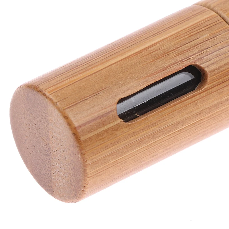 

Bamboo Wood Bottle Perfume Empty Oil Bottle Stainless Roll On Ball Aromatherapy