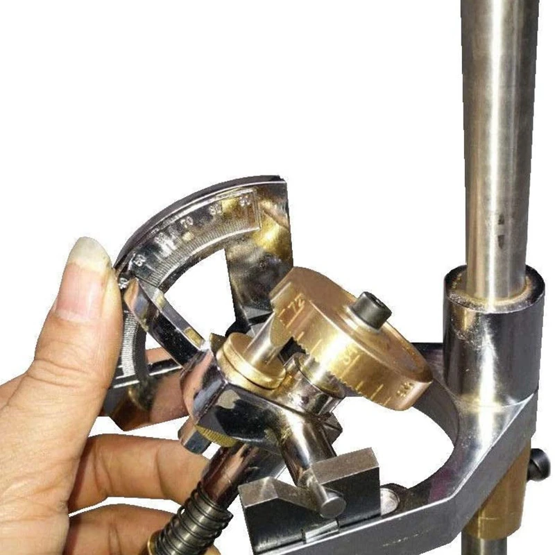 

Jade Grinding Faceted Manipulator Gem Faceting Machine Jewel Angle Polisher Fork 12/24/36/48/60/72 Index Wheels Handle