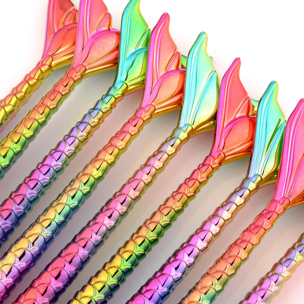 FLD Профессиональные кисти для макияжа Русалочки набор глаз тени подводка бровей