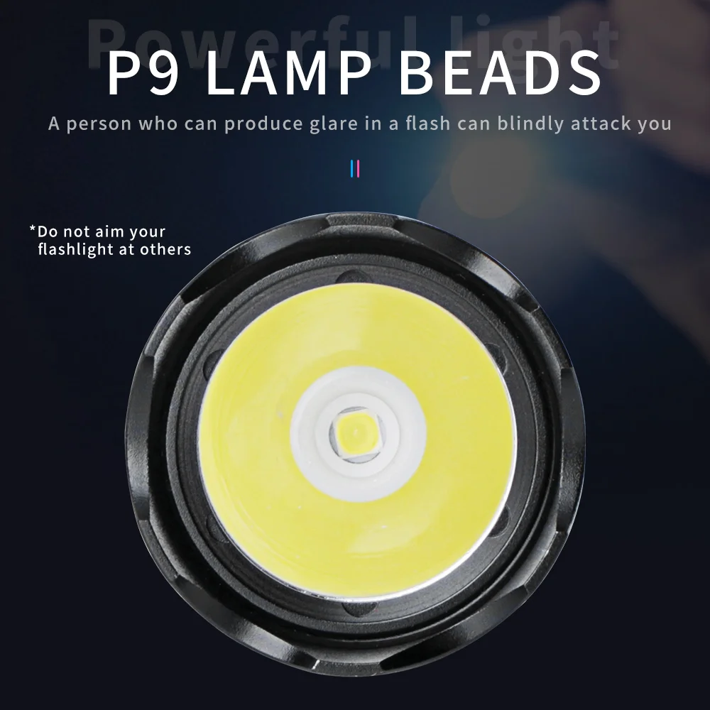 BORUiT P9 светодиодный вспышка светильник дистанционный переключатель Портативный