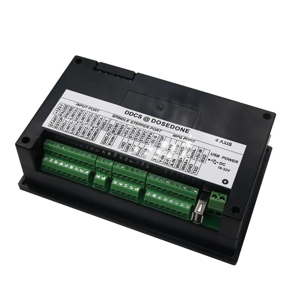 

DDCSV2.1 500KHz CNC 4-Axis Engraving Machine Controller Motion Control System G Code Stepper Motor Driver