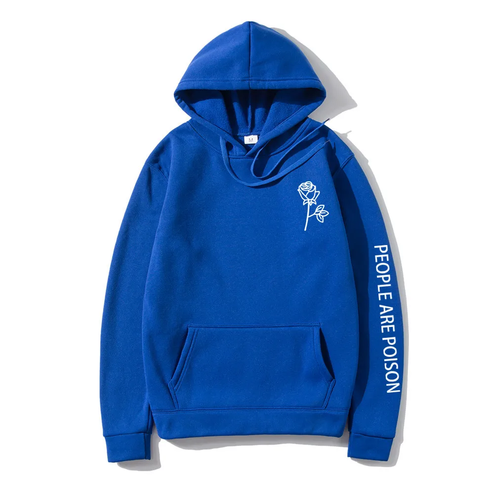 Толстовка Мужская/женская черная с капюшоном и принтом в стиле Харадзюку|Мужские