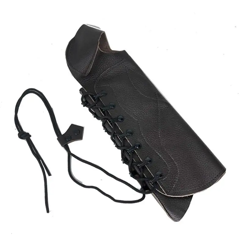 

2020 Creative Robin Hood Archery Cowhide Armguard Adjustable Bow Arrow Hunting Shooting Training Accessories Protector