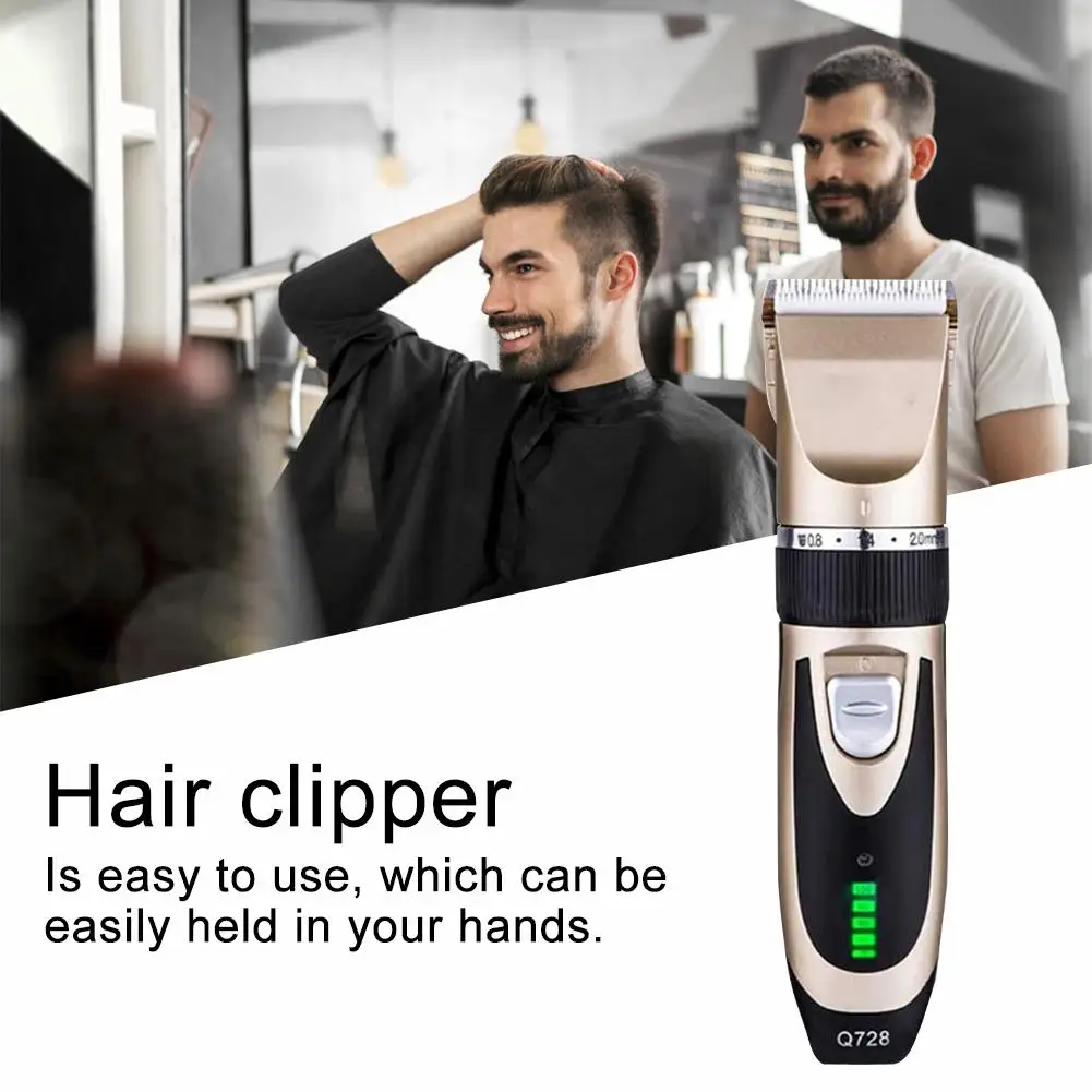 Профессиональный набор для стрижки волос с зарядкой от USB направляющей расческой