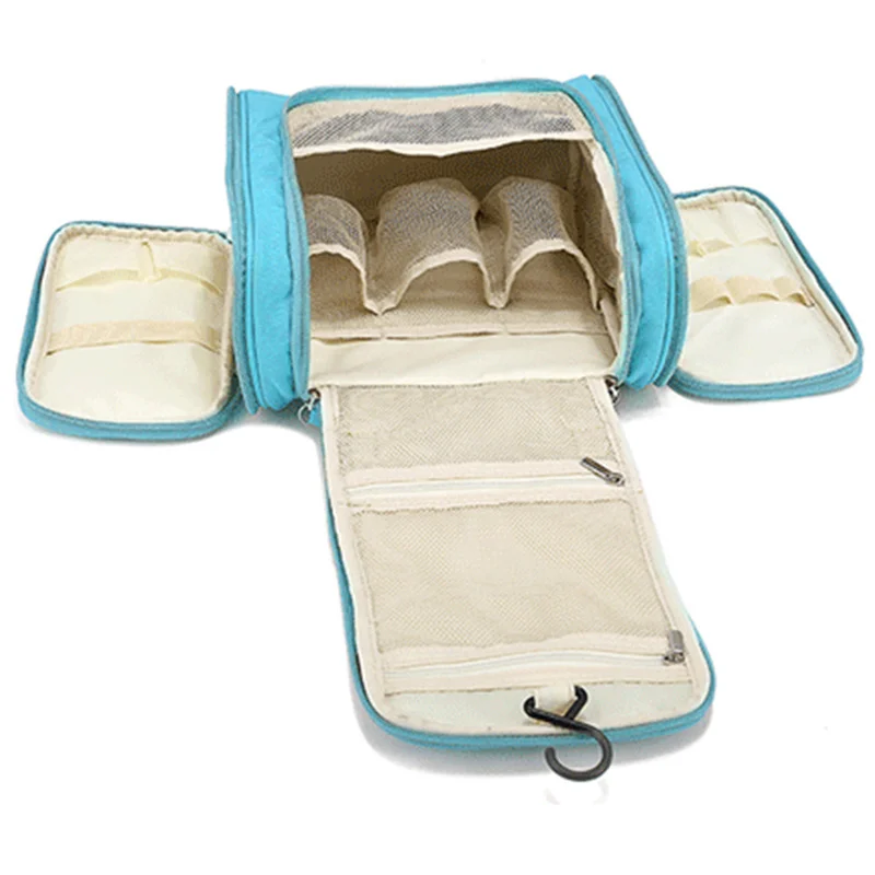 

Women's raincoats, suitcases, cosmetic bags, travel pendant, cosmetic bags, toilet and sanitary kits