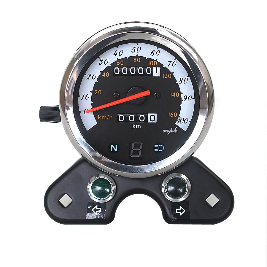 

Мотоцикл одометр спидометр тахометр метр км/ч миль/ч инструмент в сборе для Honda GN125 CB EN Classic Cafe Racer