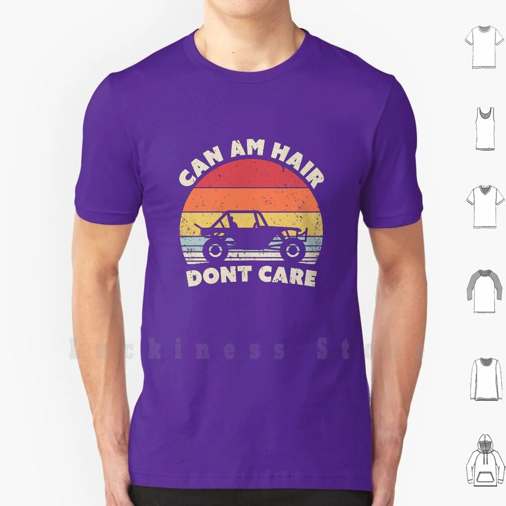 Can Am Hair Don't Care Design. Retro Off Road , Beach Buggy Product T Shirt Print For Men Cotton New Cool Tee Driving Off