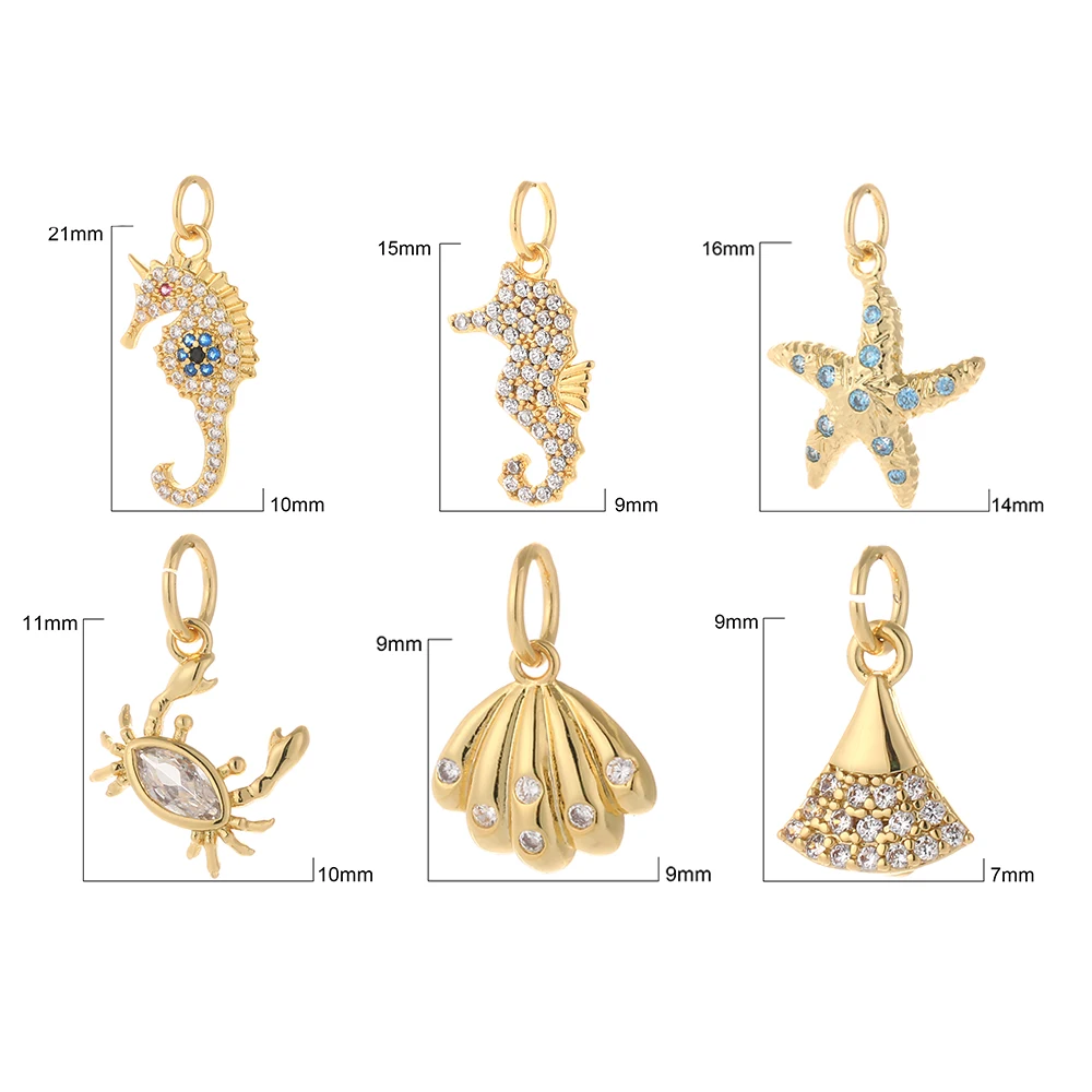 Медные Подвески в виде животных для изготовления ювелирных изделий | Украшения и