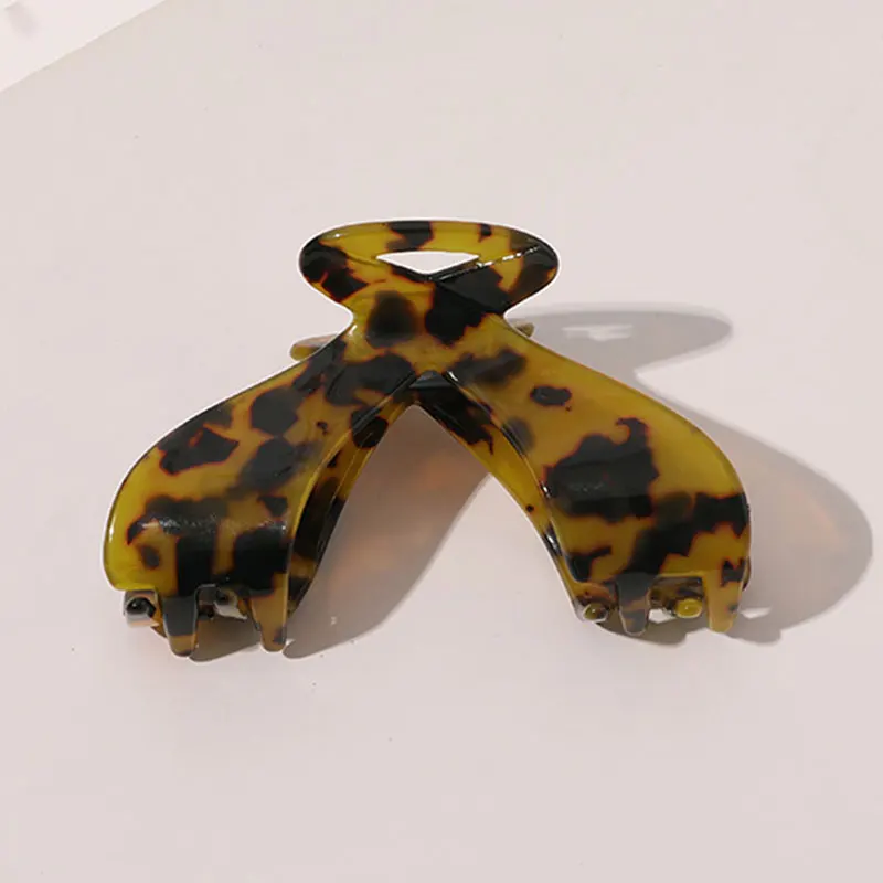 

Acrylic Large Hairpin Hair Claws Super Fairy Girls Hair Accessories Tortoiseshell Geometric Hair Clips Crab Hairpins Headwear
