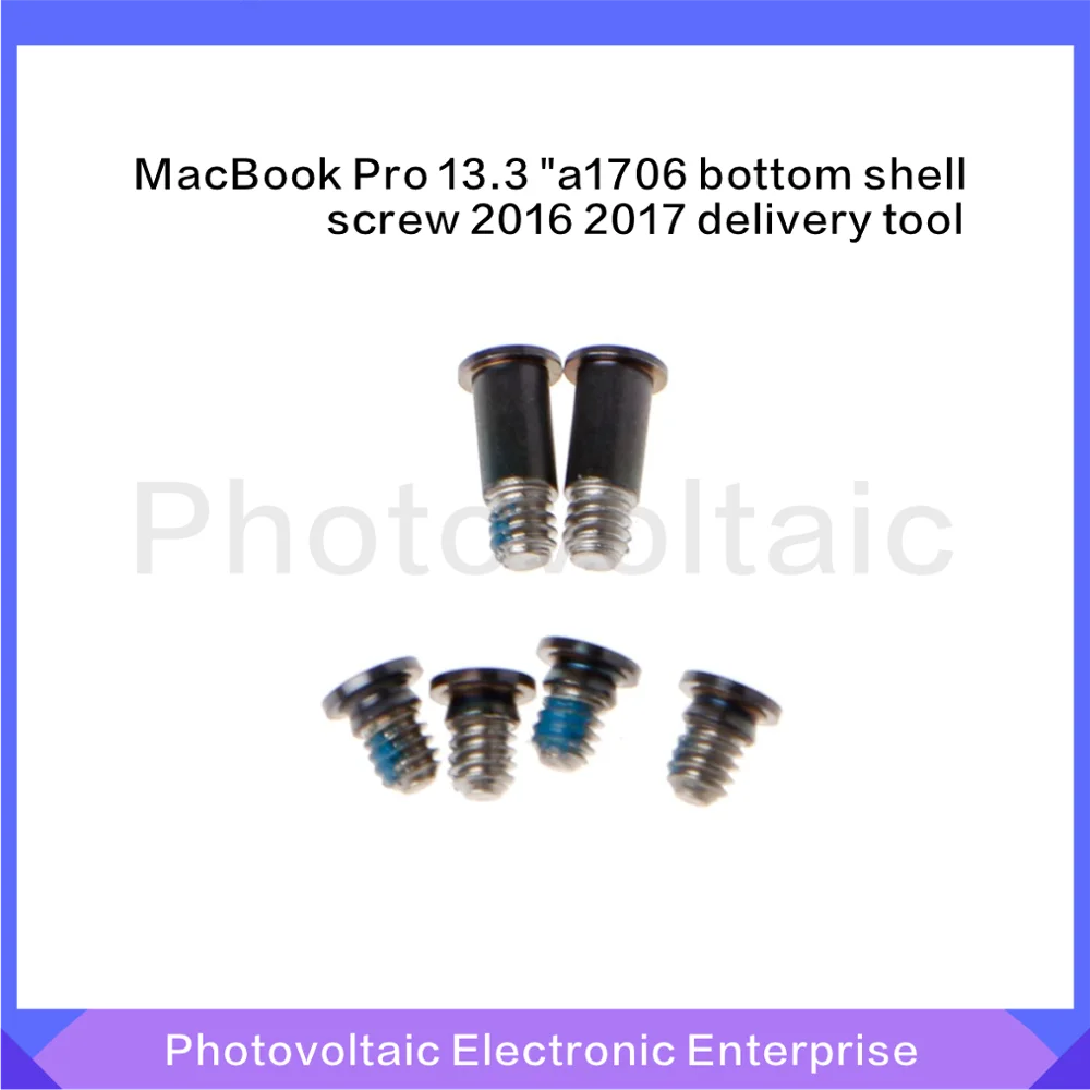 6 шт./компл. винты с нижним корпусом для Macbook Pro 13 3 &quotA1706 сенсорной панелью 2016