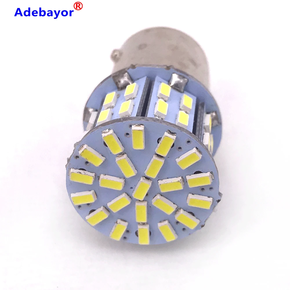 6 шт. супер яркий BA15S 1156 P21W 50SMD Led 1206 12V 3014 автомобильный тормоз светильник