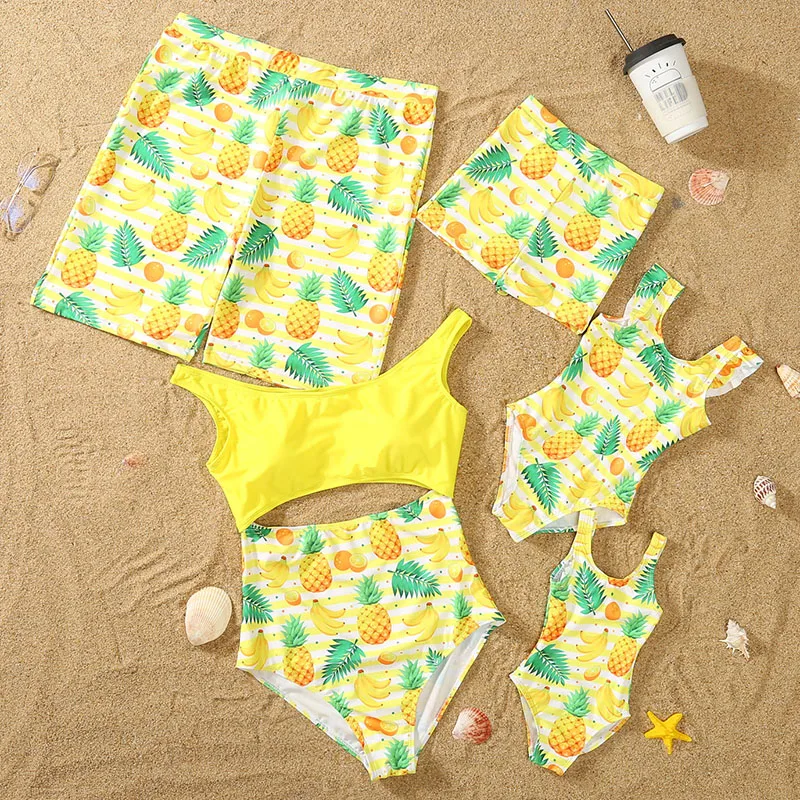 Летние мужские купальники для мальчиков шорты бикини мамы и я одежда отца сына