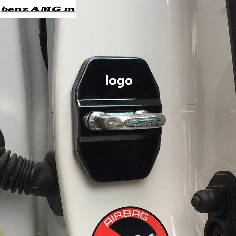 4 шт./лот металлический Автомобильный Дверной замок крышка для AMG Mercedes W212 W211 W210 W202