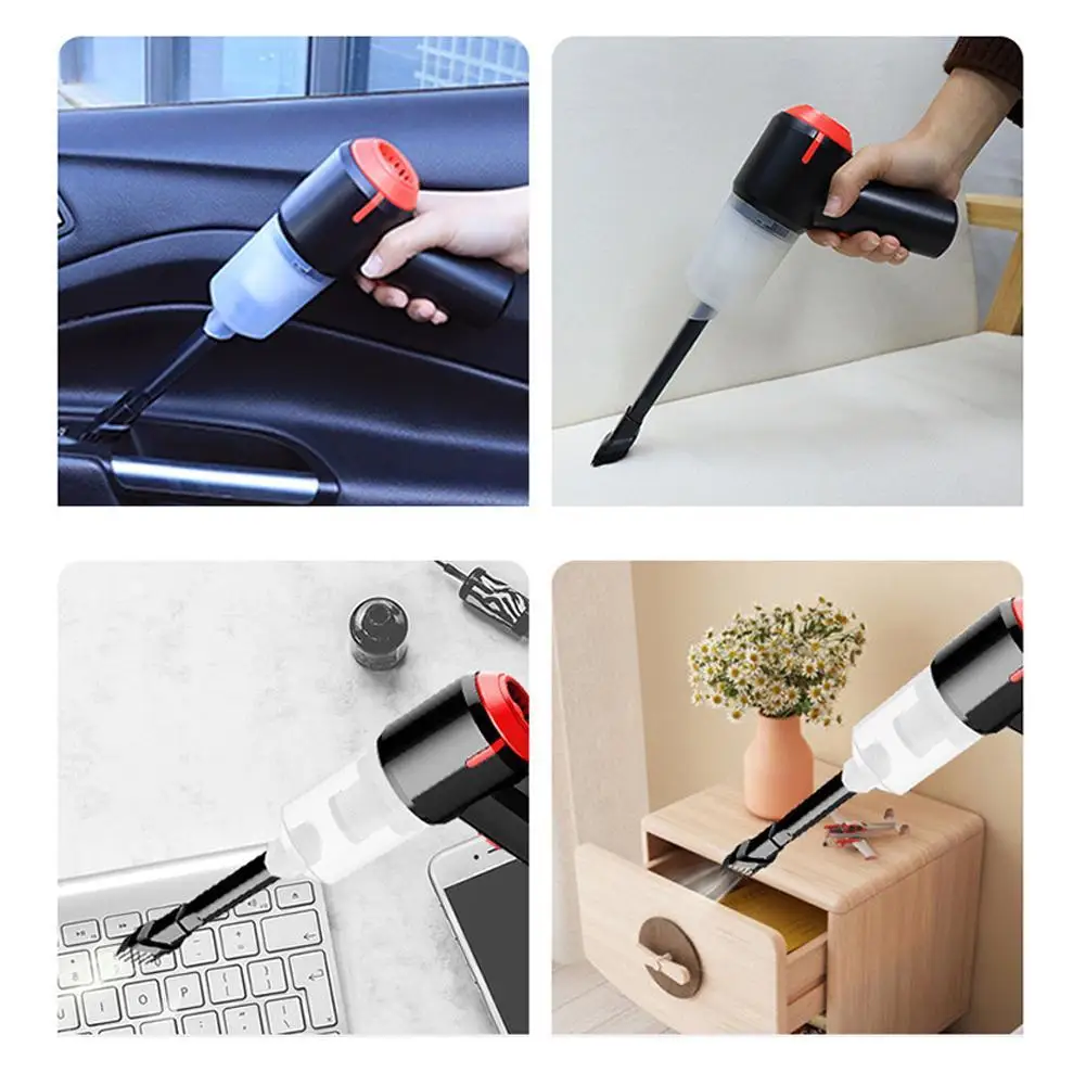 

Handheld Vacuum Cleaner & Cordless Air Blower 2in1 Duster Tool Cleaner Laptop Keyboard Electric Air Piano Mini For Computer L2M8