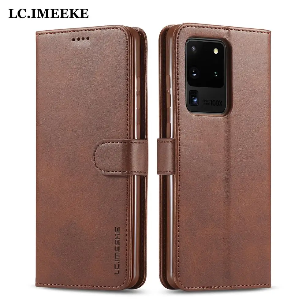Кожаный чехол книжка для Samsung Galaxy S20 Ultra S10 Lite S10E S9 S8 Plus S7 S6 Edge 5G Note 10 Pro|Бамперы| |